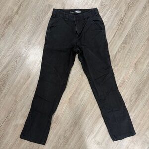 Carhartt Black Relaxed Fit Men’s Work Pants - 30x34